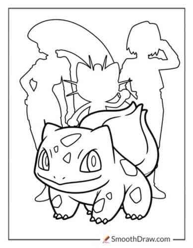 Bulbasaur Facing Team Rocket