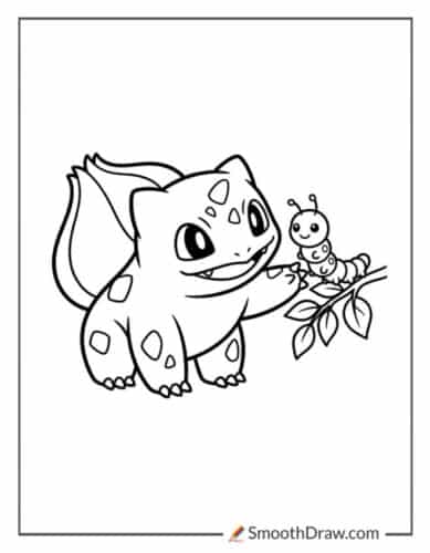 Bulbasaur Making A New Friend