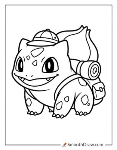 Bulbasaur Pokemon Coloring Page