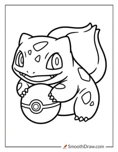 Bulbasaur With A Pokeball