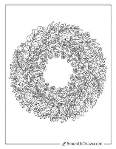 Calming Leafy Wreath