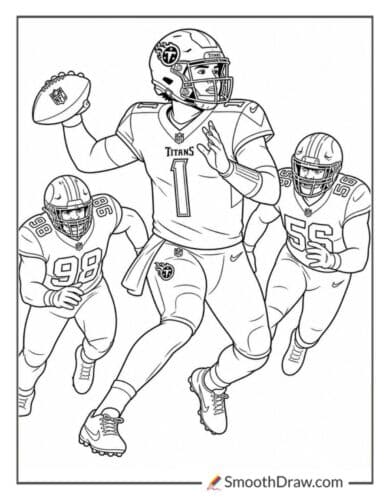 Cam Ward Throwing A Pass