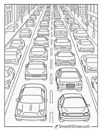 car city coloring pages