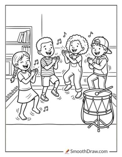 Children Learning Rhythm