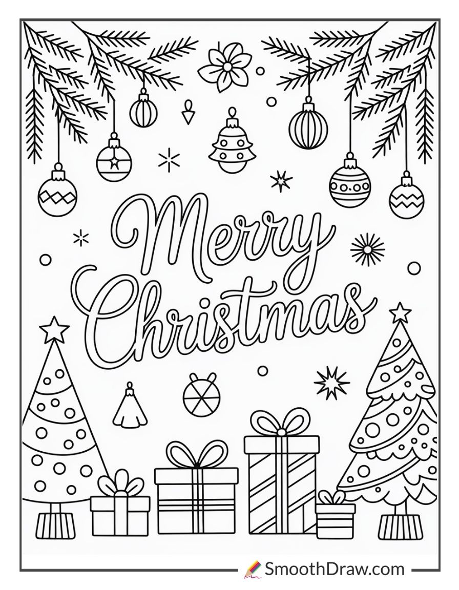 Christmas Coloring Pages For Teens