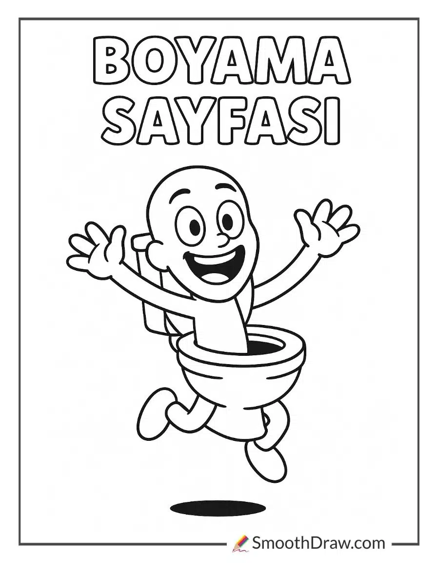 Coloring Skibidi Toilet Boyama