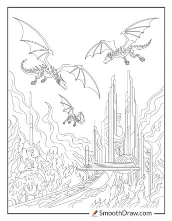 cool dragon city coloring pages
