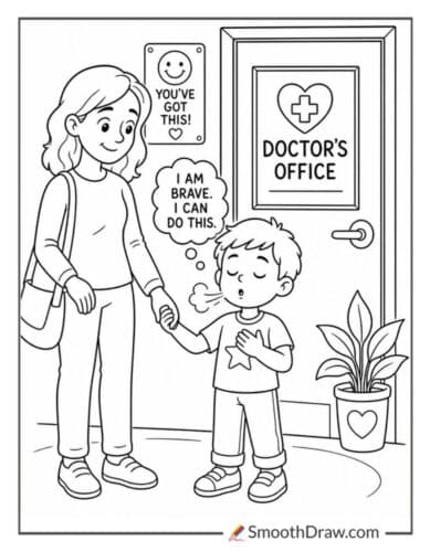 Courage Before Doctor Visit
