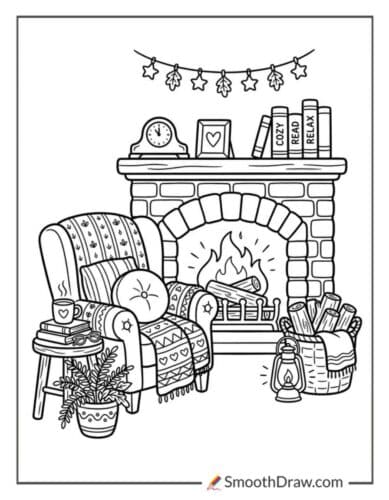 Cozy Fireplace Relaxation