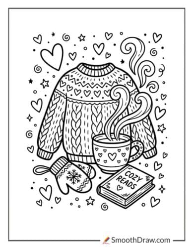 Cozy Sweater And Tea Cup