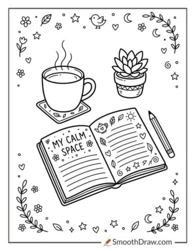 Cozy Tea And Calm Journal