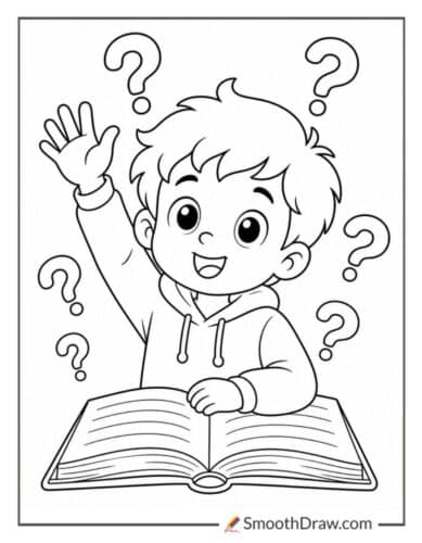 Curious Child Asking Questions