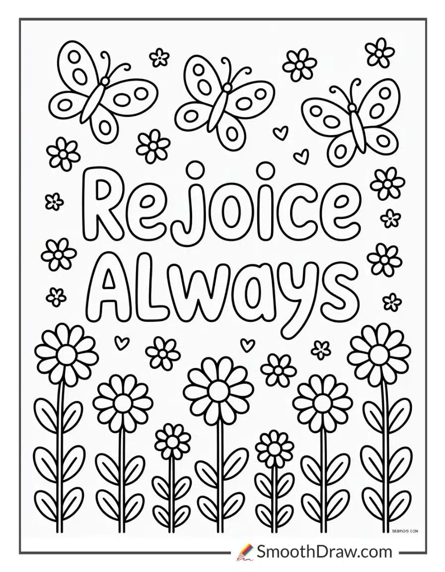 Cute Bible Verse Coloring Pages 1