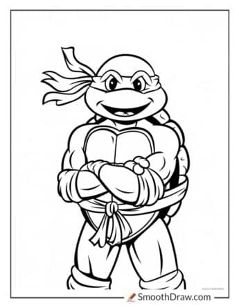 cute ninja turtle