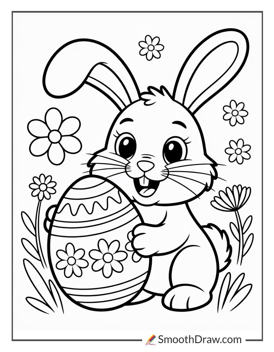 Easter Bunny Coloring Pages