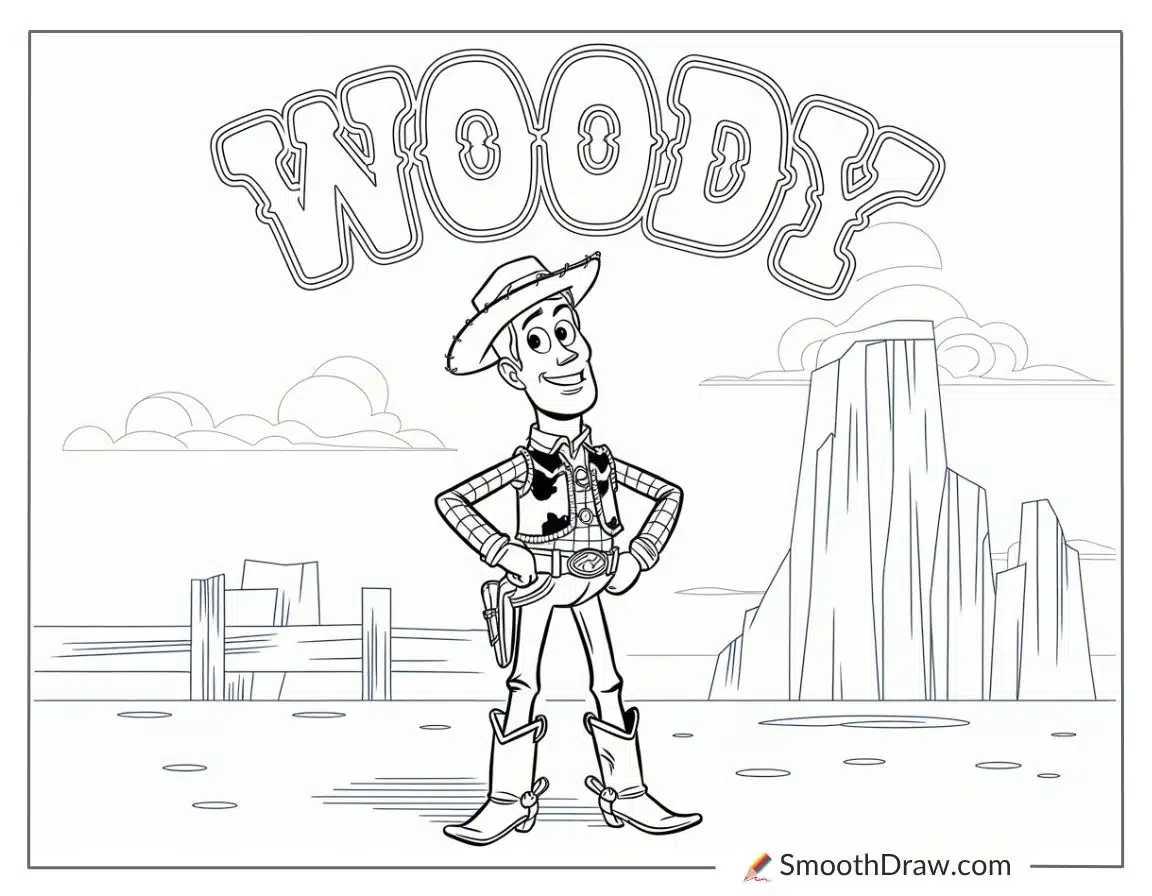 easy toy story coloring pages
