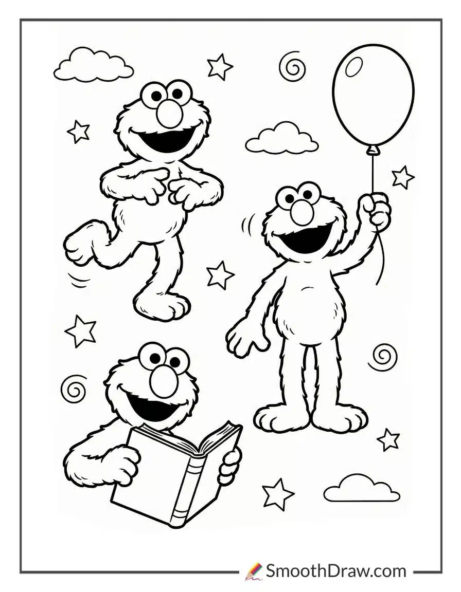 elmo coloring pages