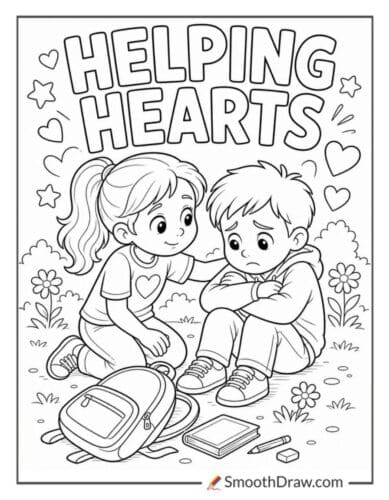 Empathy Friends Helping Together