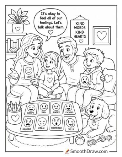 Family Talking About Emotions