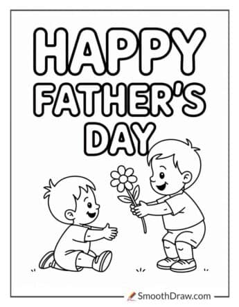father's day coloring pages for toddlers
