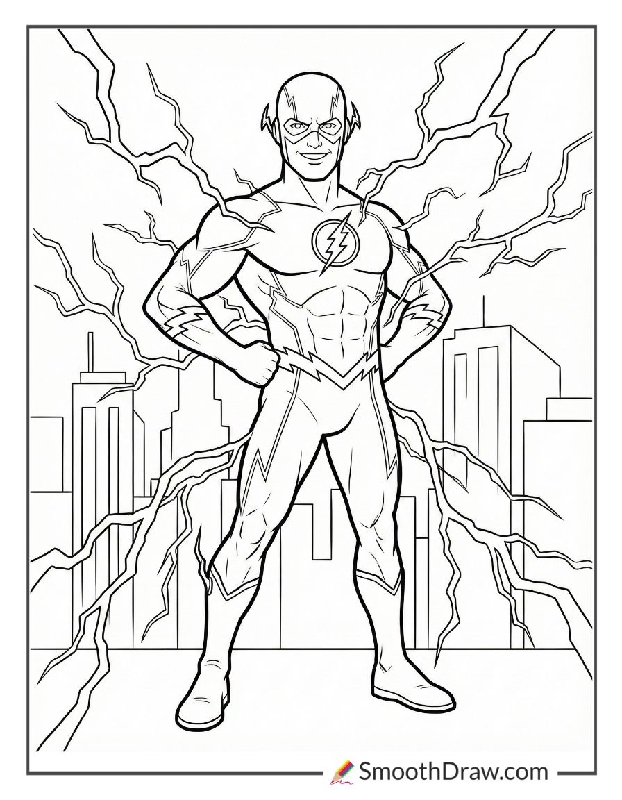 Flash Coloring Pages