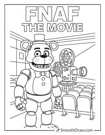 fnaf movie coloring pages
