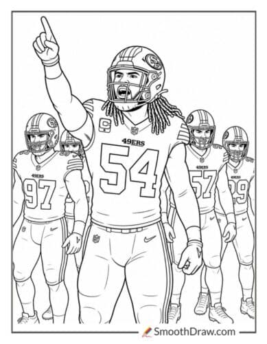 Fred Warner Leading The Defense