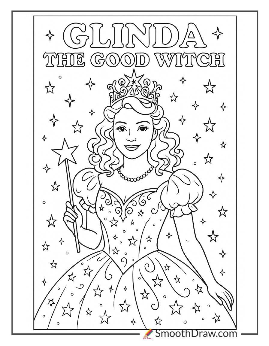Glinda The Good Witch Coloring Pages 2