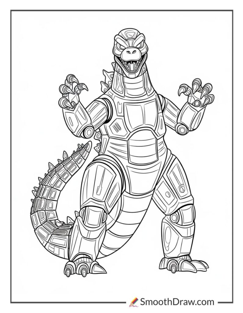 Godzilla Jr. Coloring 32 Godzilla Coloring Pages (Free Printable PDFs)