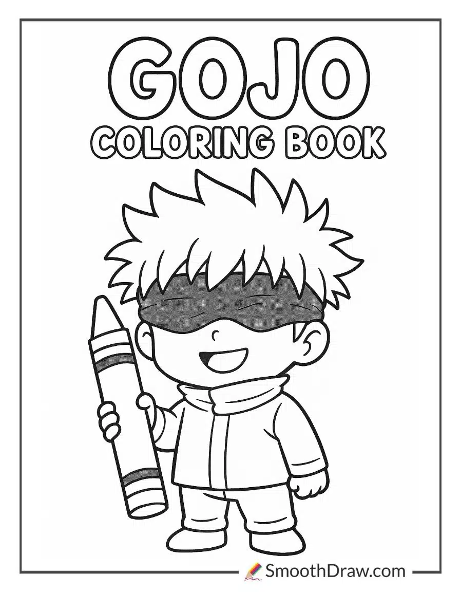 gojo coloring book