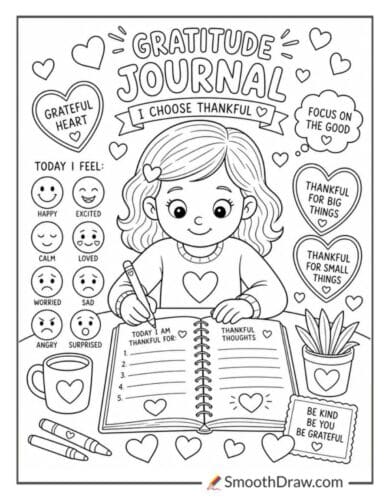Gratitude Journal With Feelings