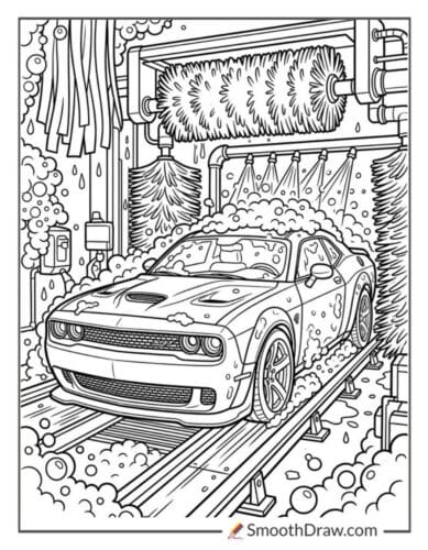 Hellcat In A Car Wash