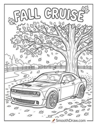 Hellcat With Autumn Leaves