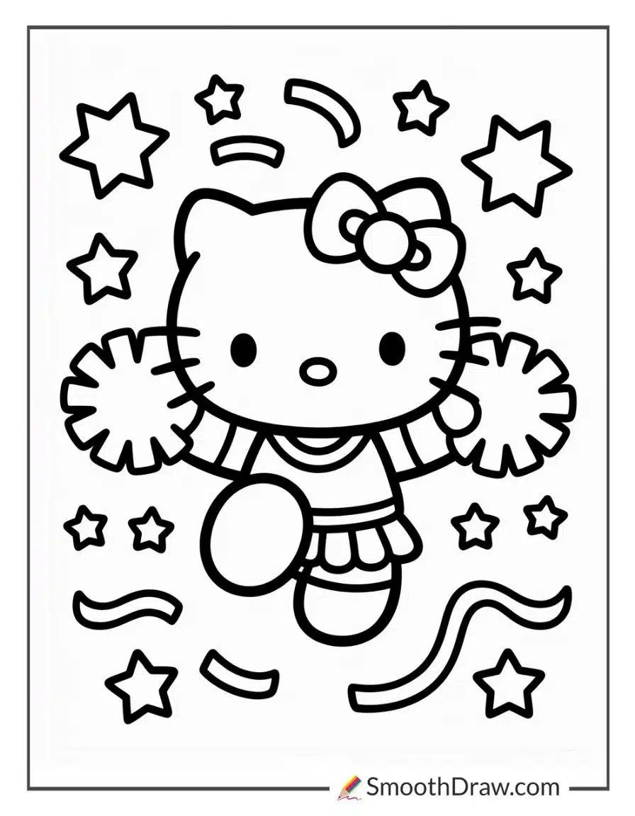 Hello Kitty Cheerleader