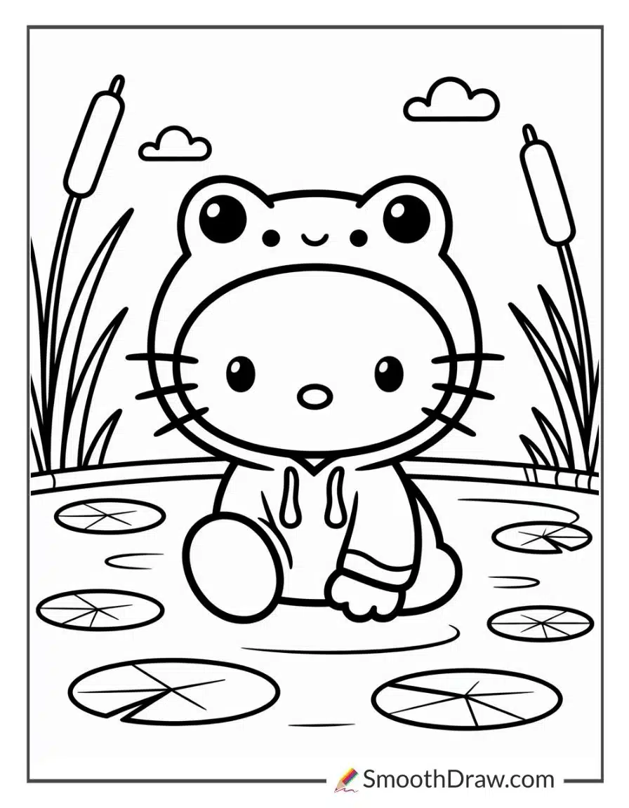 Hello Kitty Frog