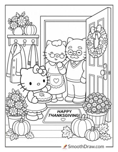 Hello Kitty Greeting Grandparents