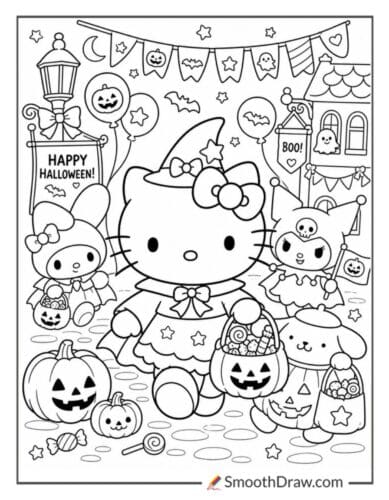 Hello Kitty Halloween Parade