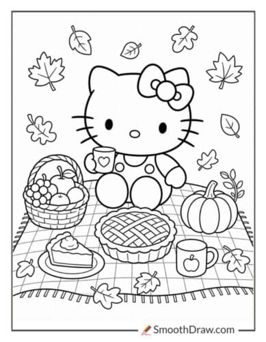 Hello Kitty Thanksgiving Picnic
