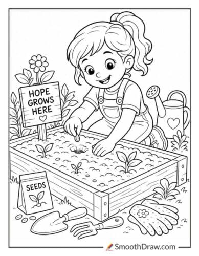 Hope Child Planting Seed