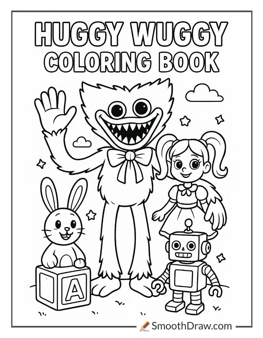 Huggy Wuggy Coloring Book