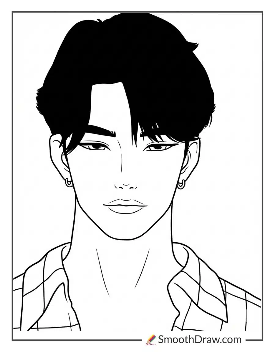 jinu coloring page