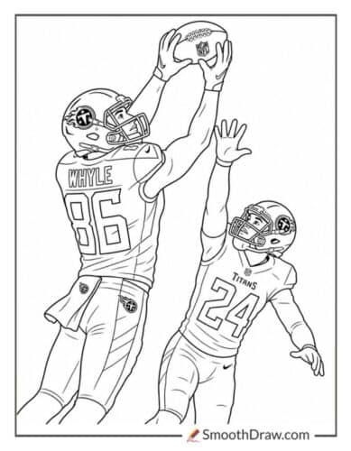 Josh Whyle Reaching For Pass