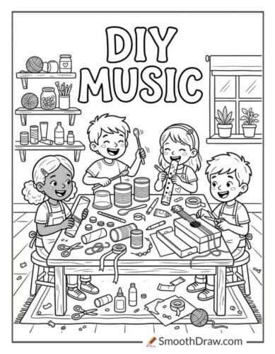 Kids Making Their Own Instruments