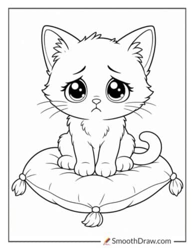 Kitten With Sad Eyes