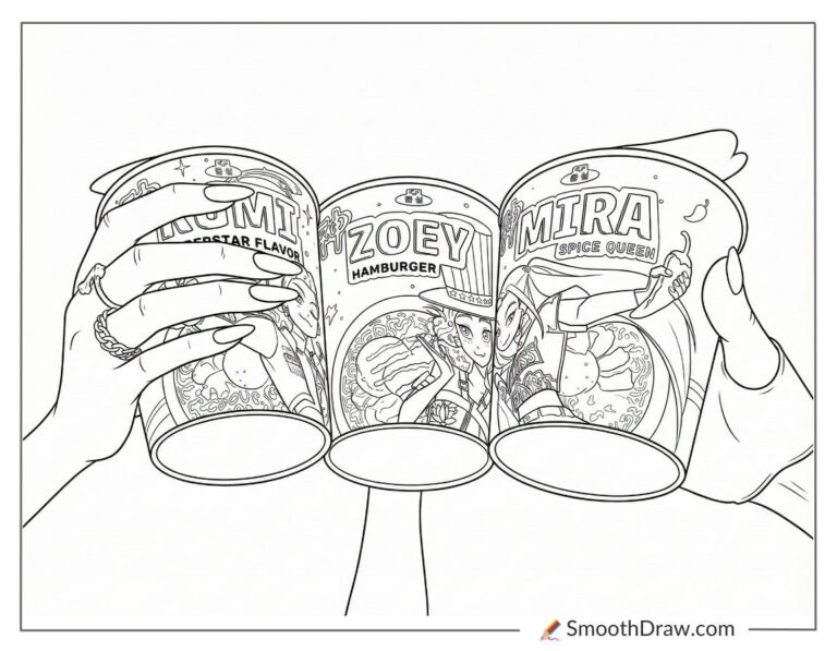 200+ KPop Demon Hunters Coloring Pages (Free Printables!)