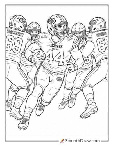 Kyle Juszczyk Carrying The Ball