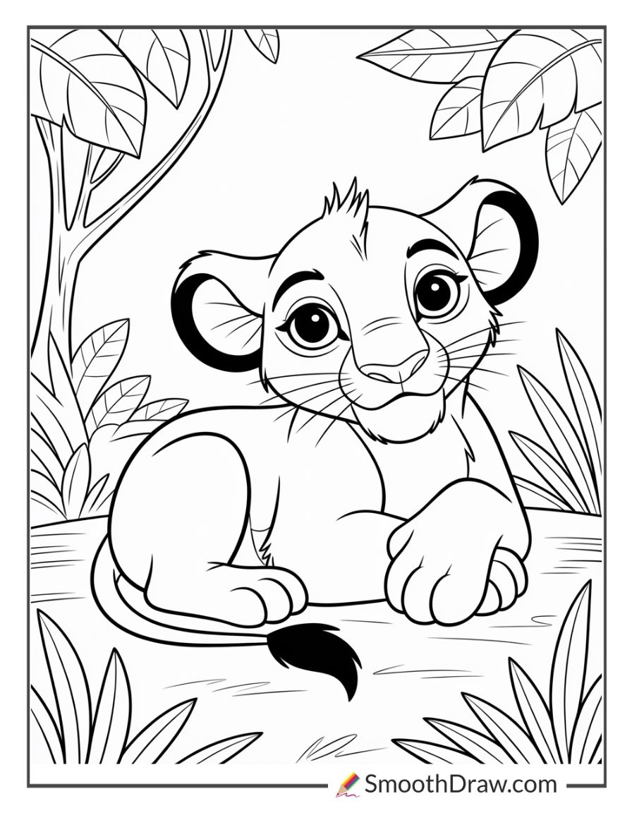 Lion King Coloring Pages For Kids