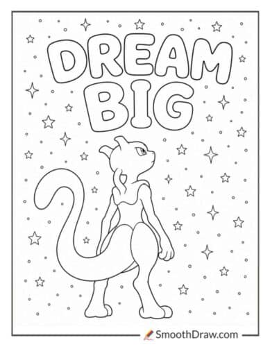 Mewtwo Gazing At The Stars