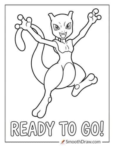 Mewtwo Ready For Adventure