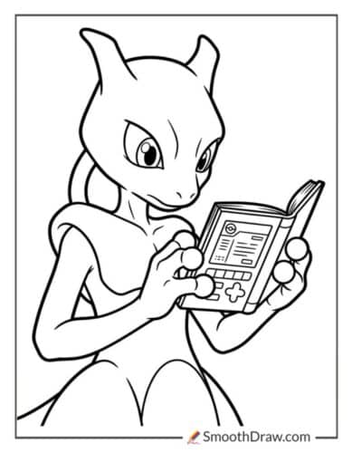 Mewtwo With A Pok Dex